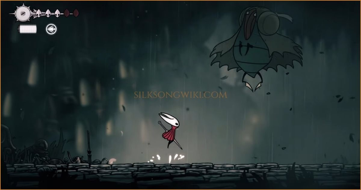 When Moorwing pulls back slightly, dash away immediately to avoid its high-damage drill attack.