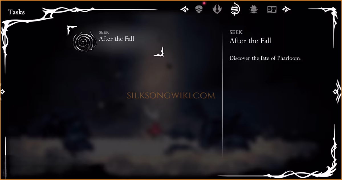 The "After The Fall" title card, signifying the start of the quest and Act 3.