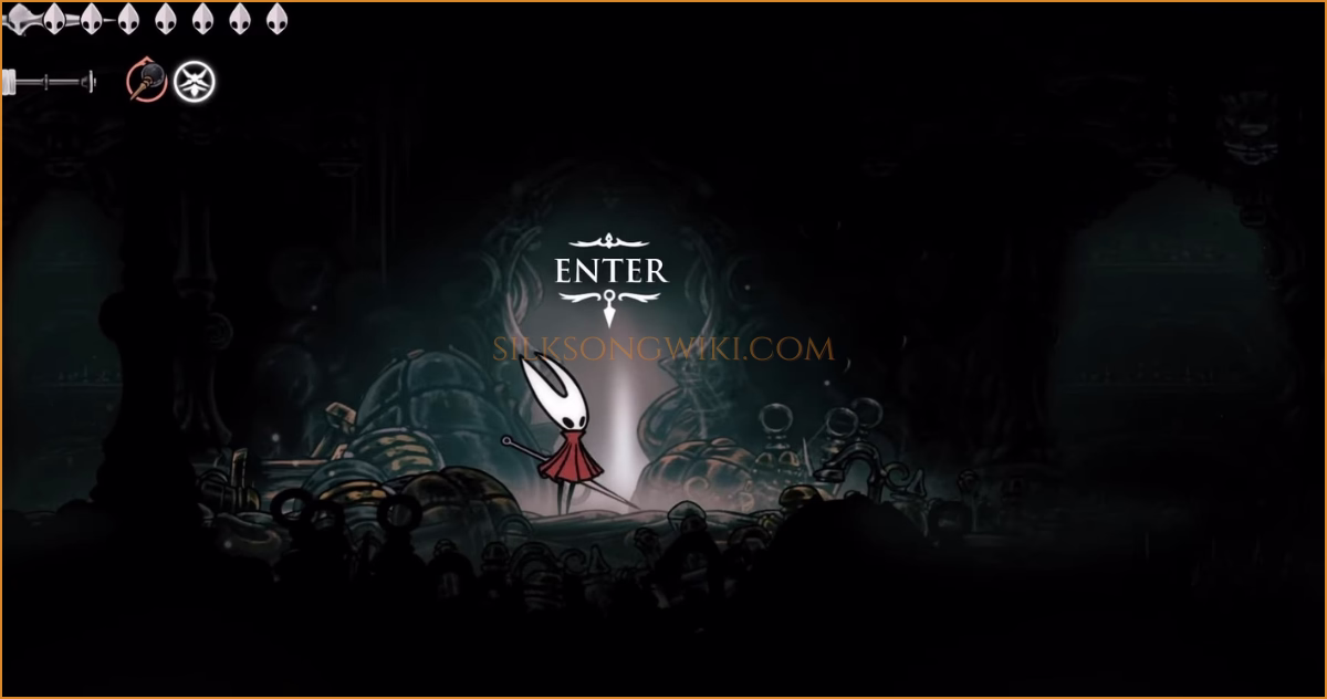 The entrance to the hidden room in Whiteward where Sherma is waiting.