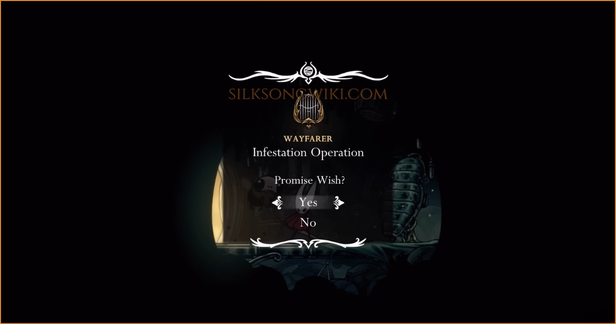Hornet accepts the Infestation Operation wish from Yarnaby.