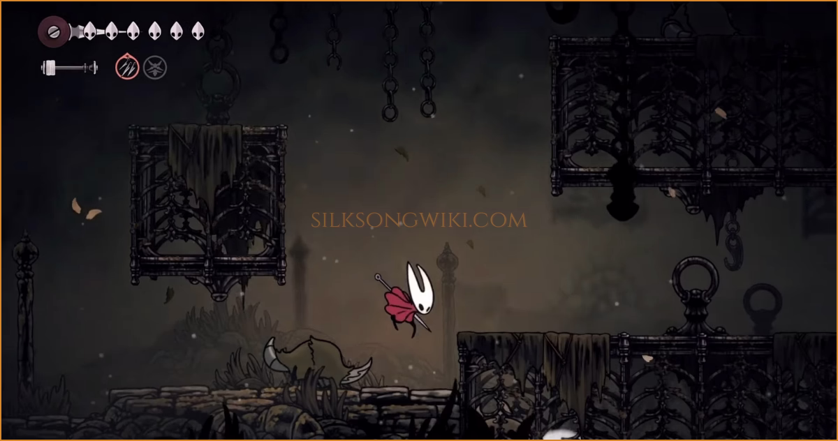 A view of the dangerous room in Sinner's Road, filled with enemies like Roachfeeders and Roachcatchers.