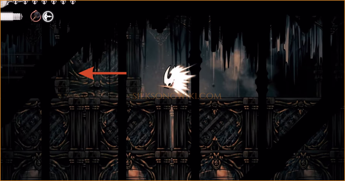 From the top, Hornet hits a box to the left.