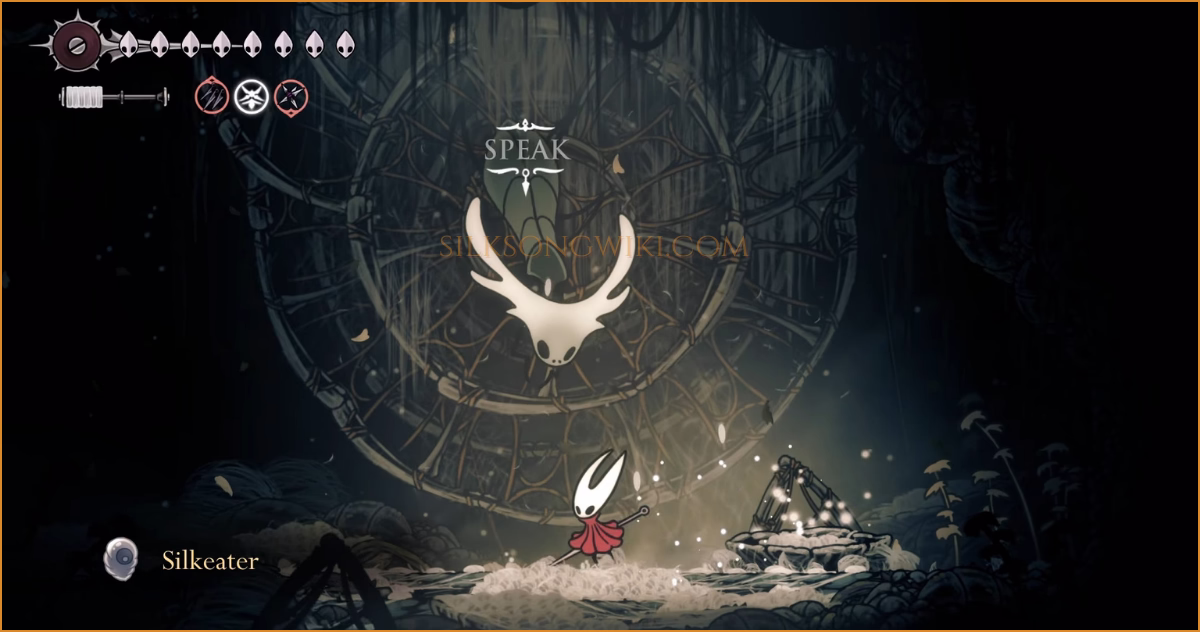 The in-game UI notification showing that Silkeater production has been increased.