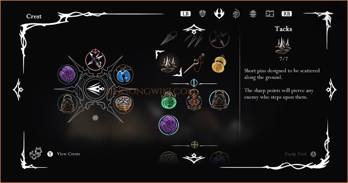 The Tacks tool is shown as the reward for completing the Roach Guts quest.