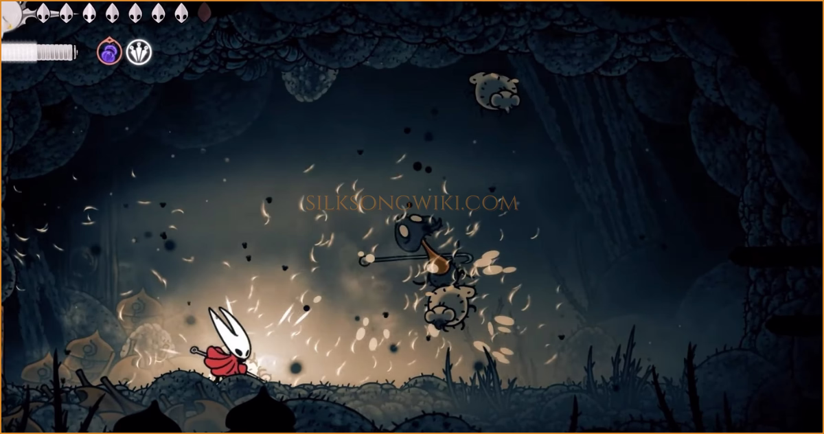 The fly-like minions, Guardflies and Wardflies, that block the path to the Broodmother.