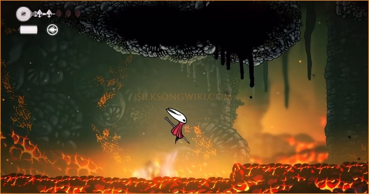 Cross the Lava Area