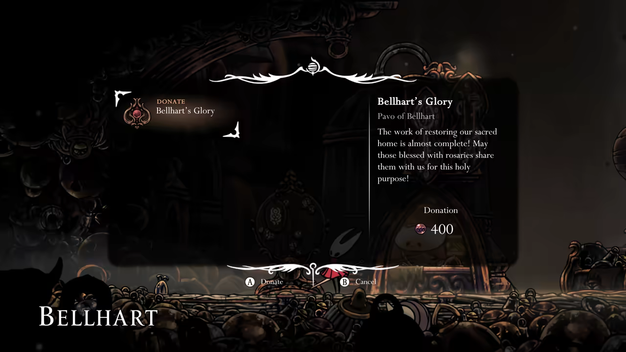 The next donation quest.