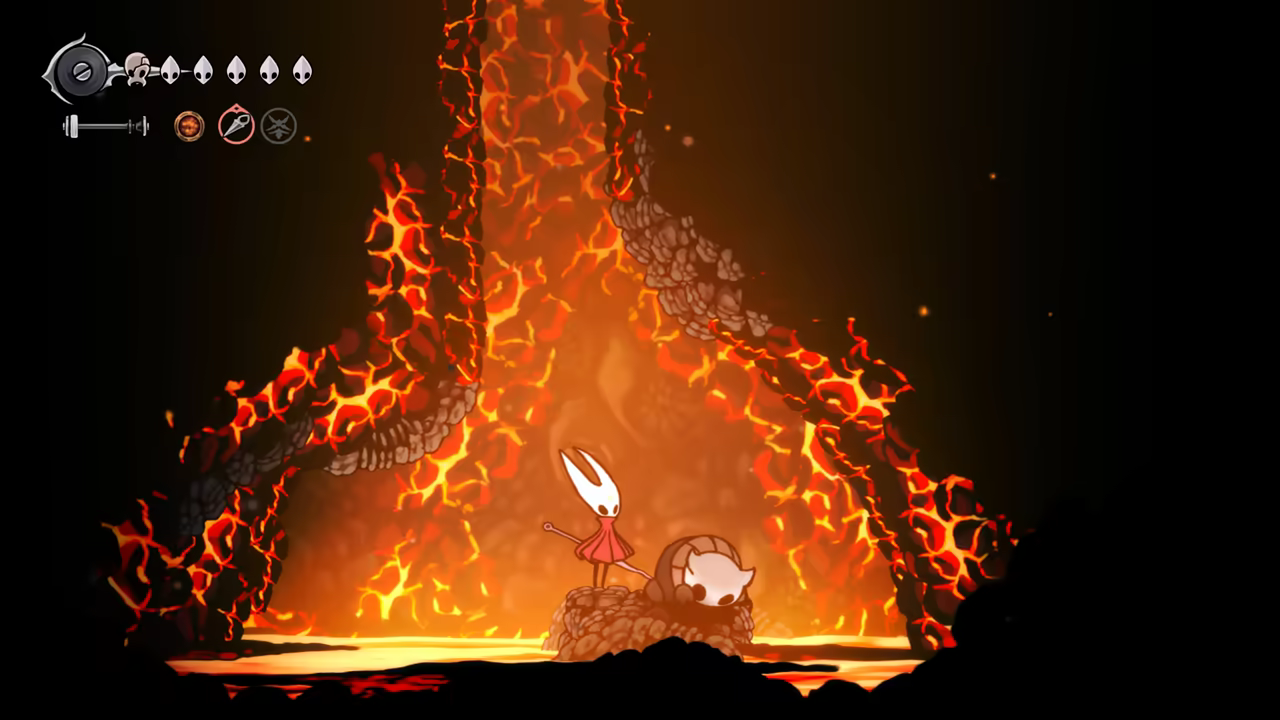 Collecting the Memory Locket after the boss fight.