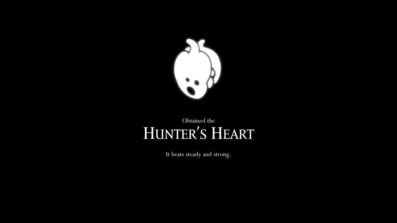 Receiving the final Hero Heart.