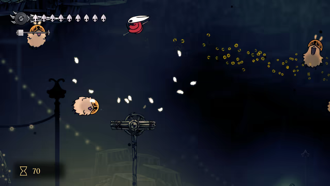 The Flea Dodge minigame.