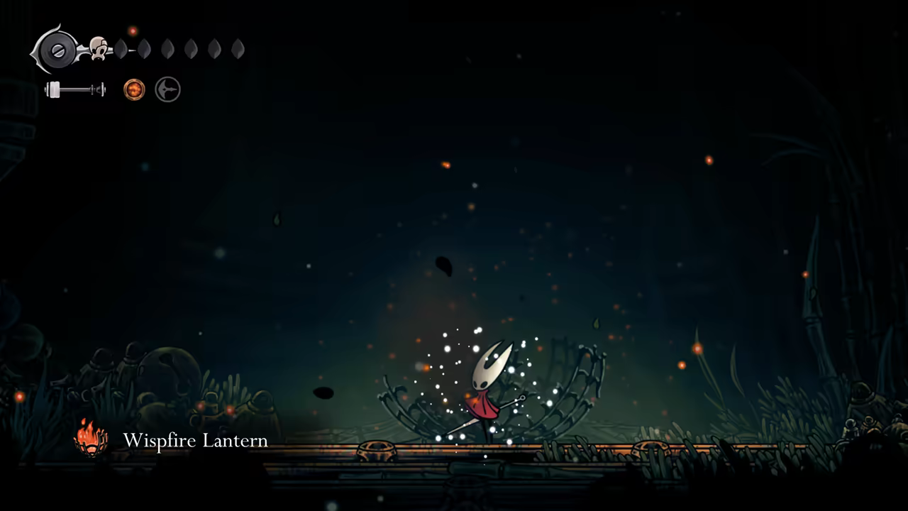 The boss's bullet hell phase.