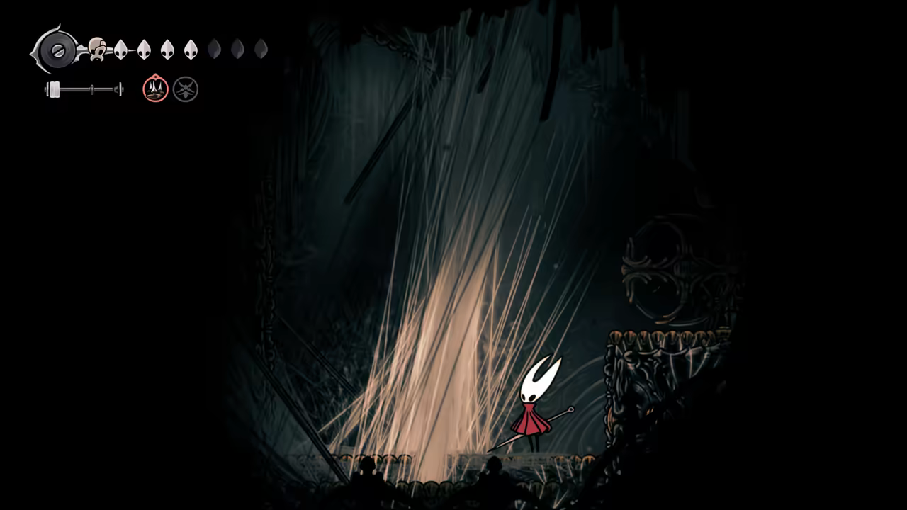 Breaking the strings to disable enemy spawns.
