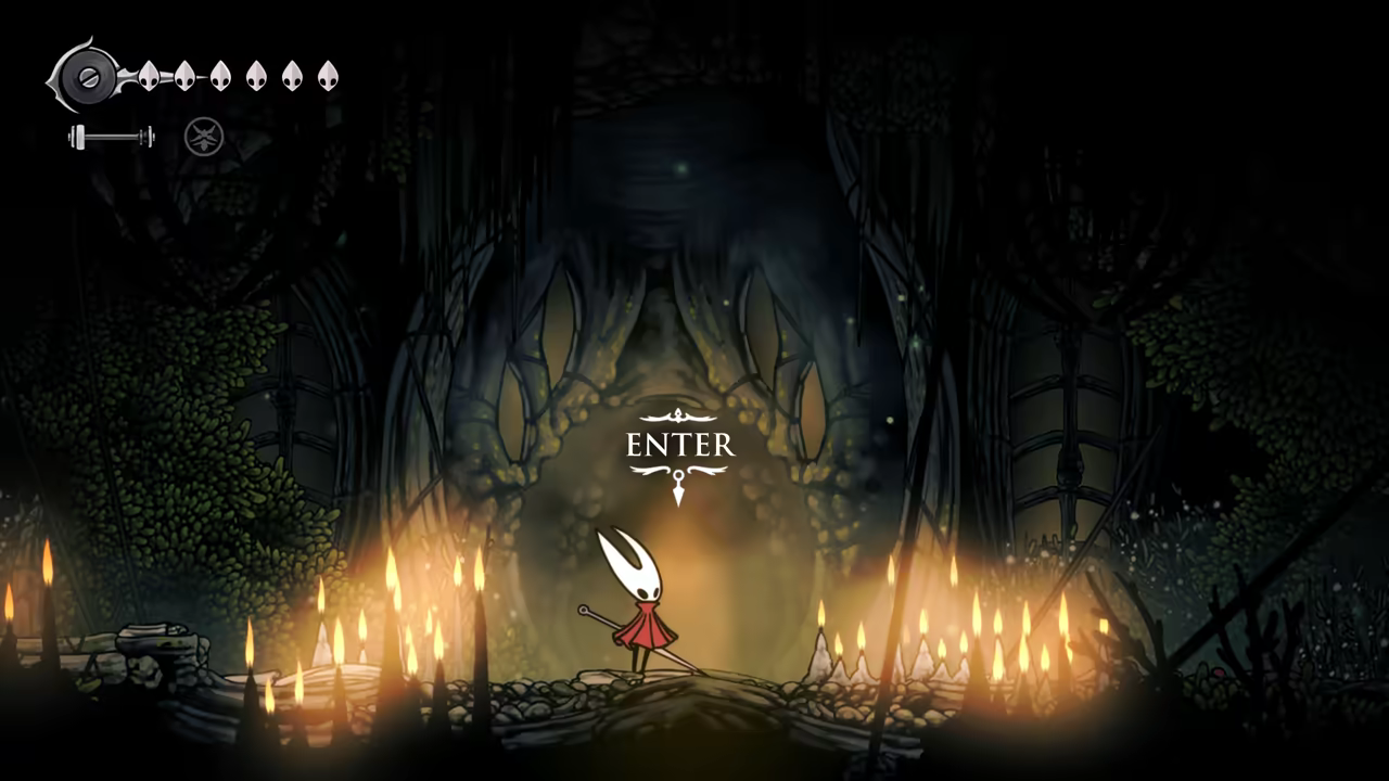 Fighting the mini-boss to unlock the Beast Crest.