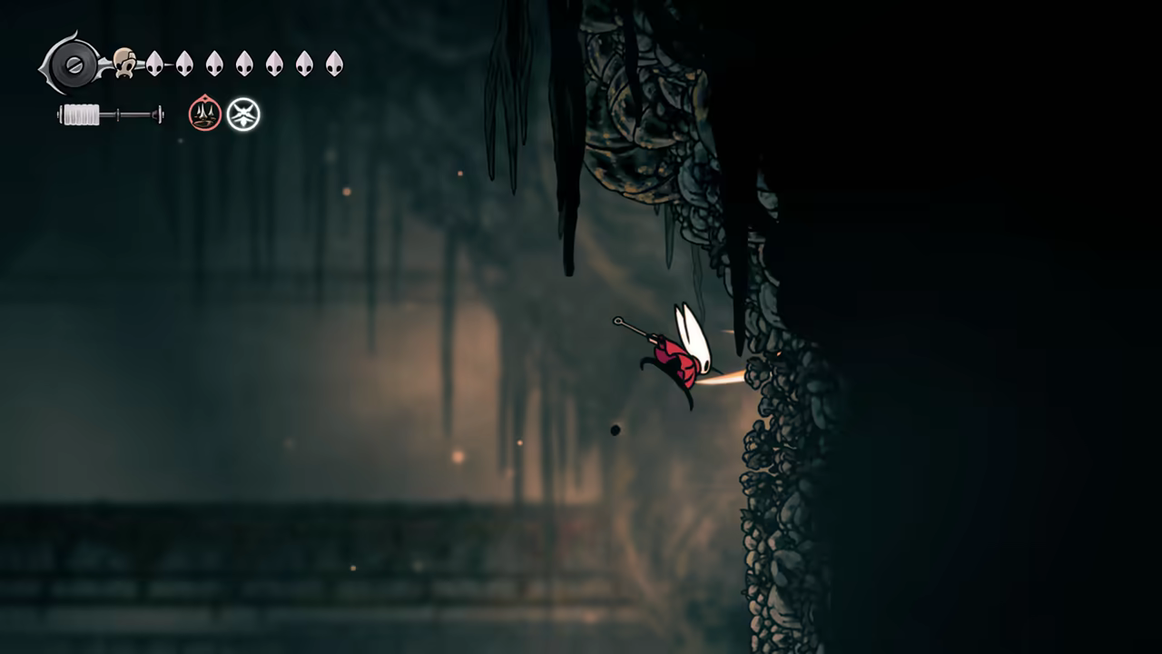 Breaking the wall to the next area.