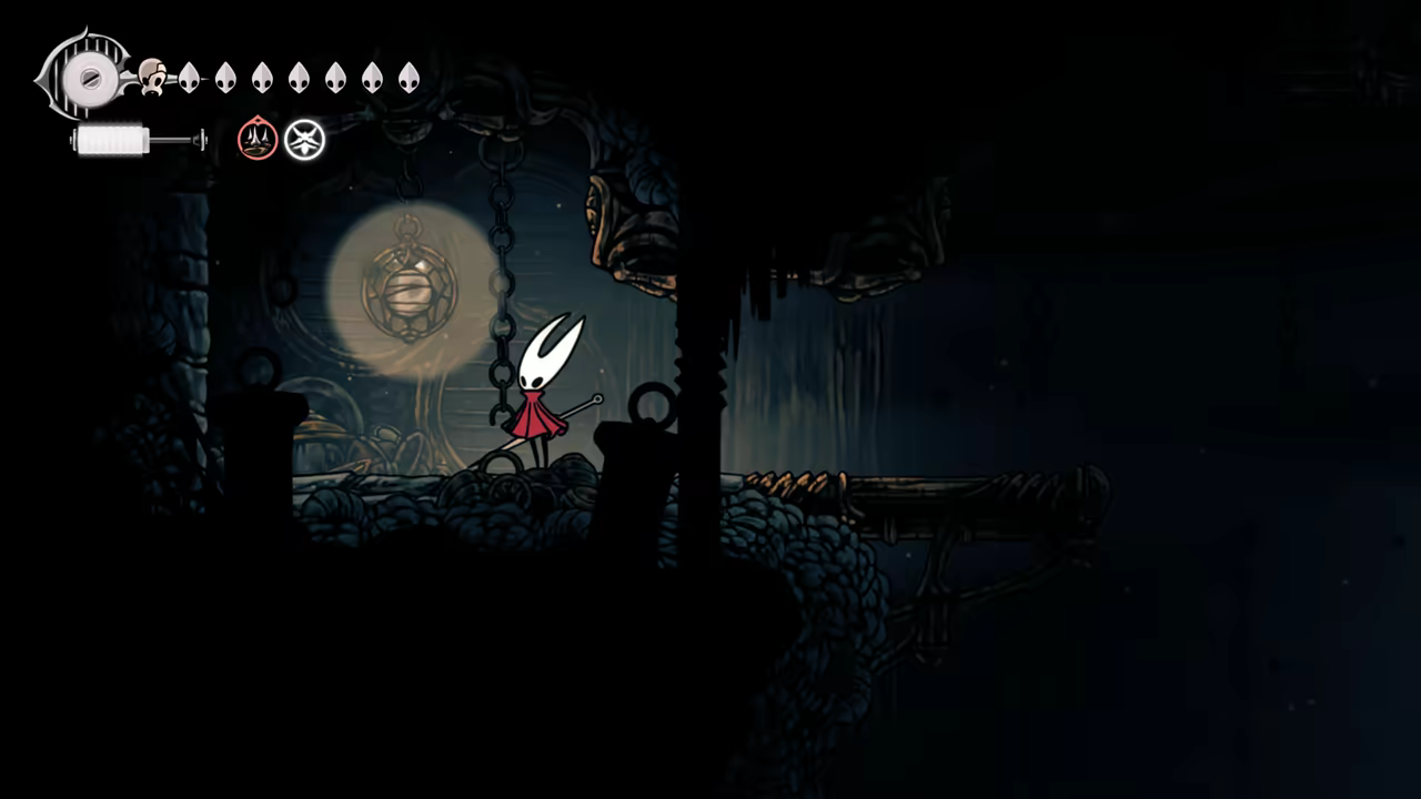 Collecting the mask shard.