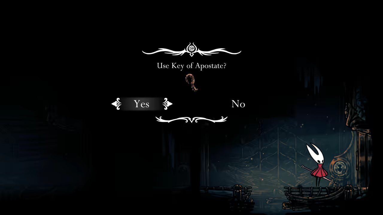 Using the Key of Apostate.