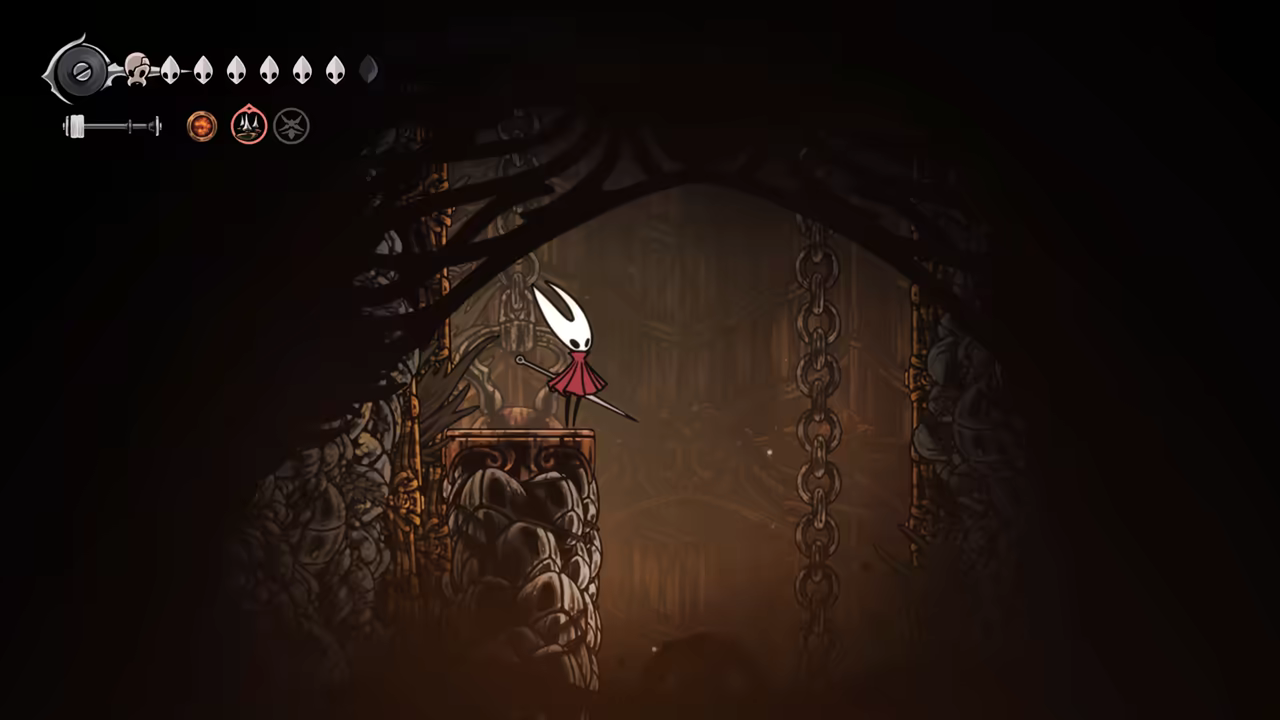 The location of the breakable wall.