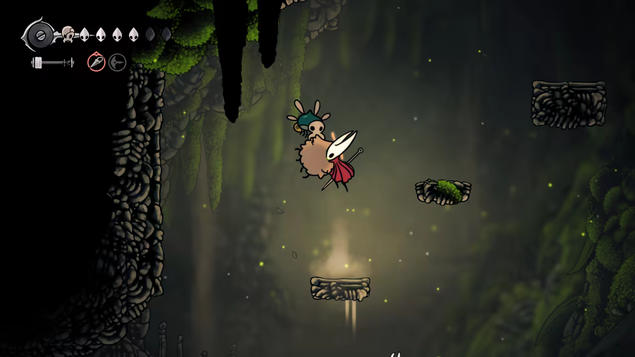 Finding the hidden flea behind a breakable wall.