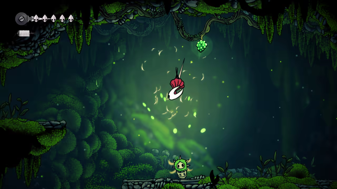 The second mossberry is on the upper ledge.