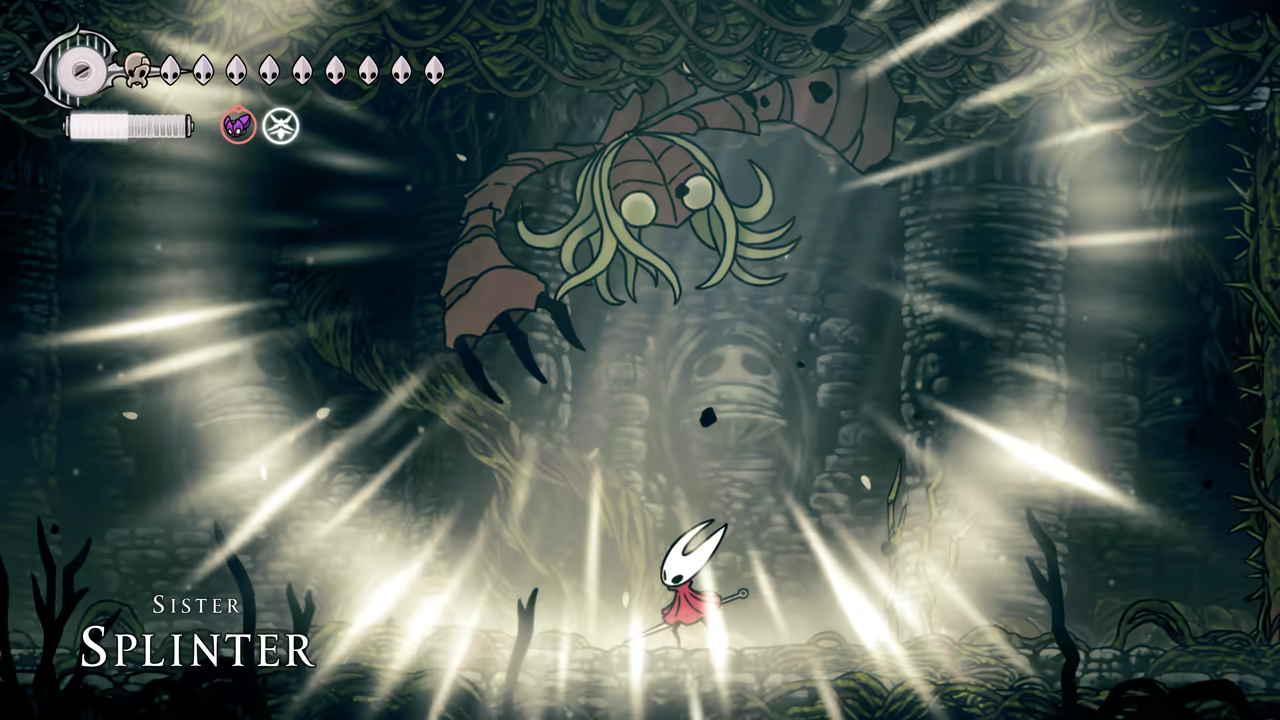 The optional Sister Splinter boss in Shellwood.
