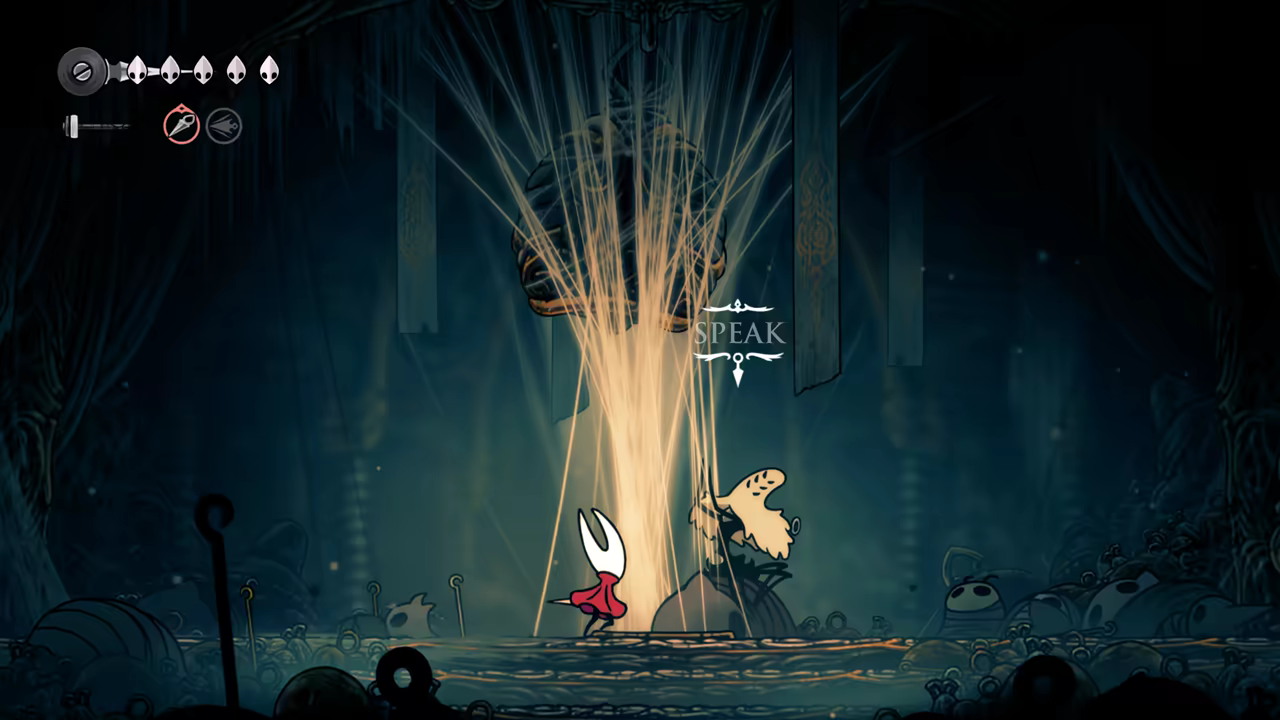 The path to the Widow boss arena.
