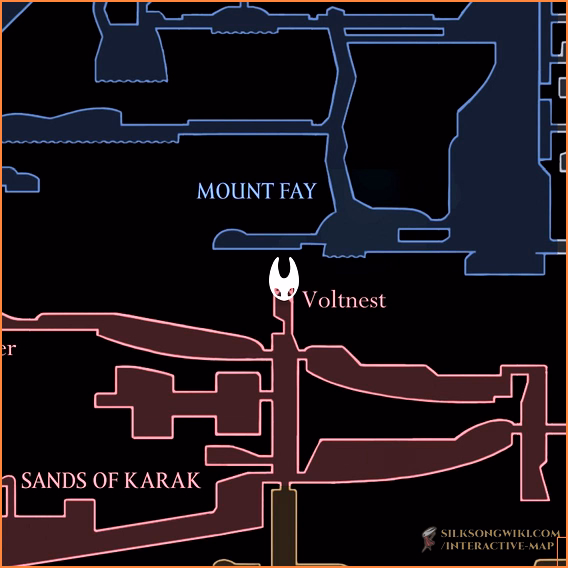 Volt Filament Location Map - Click to zoom