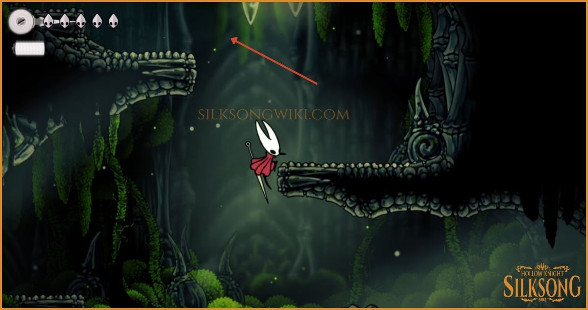The entrance to the Moss Mother's boss arena.